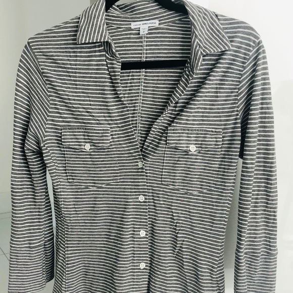 James Perse Tops - James Perse Size 0 button down shirt